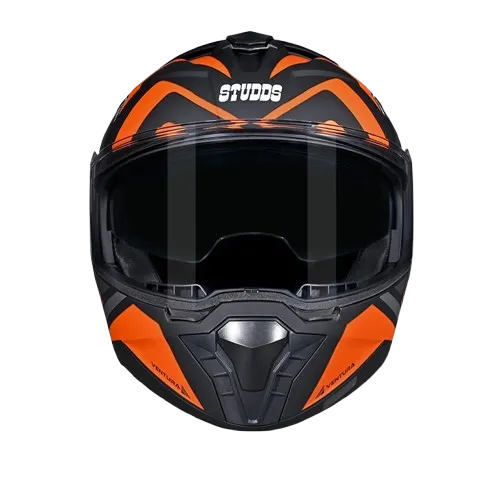 Studds Trooper D3 Matt Black N10 Full Face Helmet