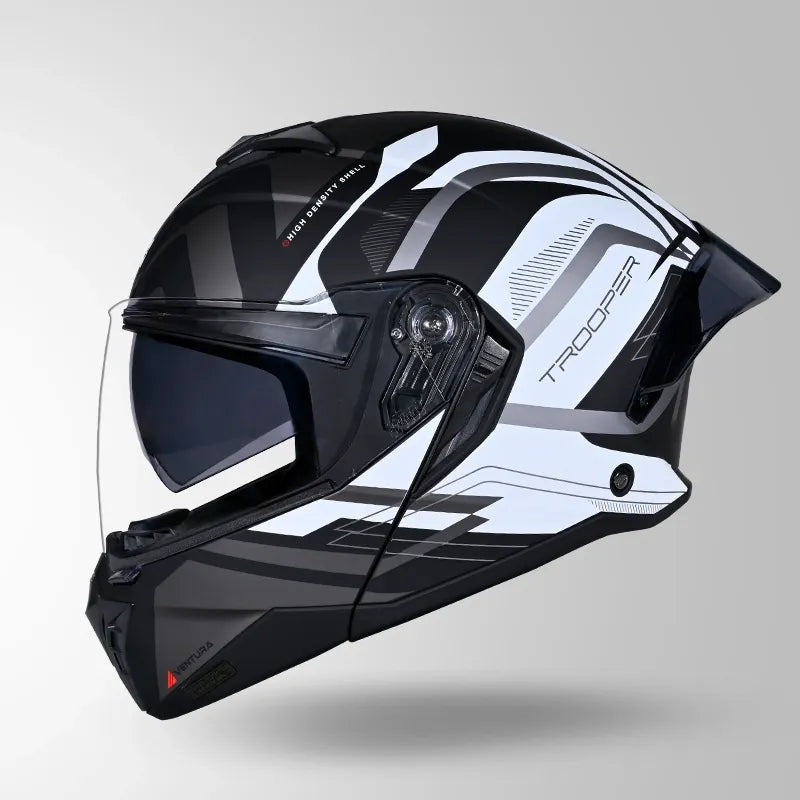 Studds Trooper D3 Matt Black N10 Full Face Helmet