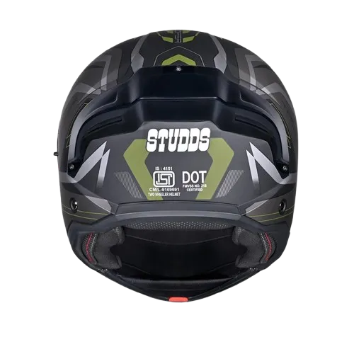 Studds Trooper D3 Matt Black N3 Flip Up Helmet