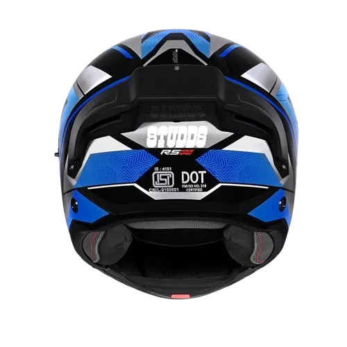 Studds Trooper Race D4 Black Gray N1 Full face Helmet