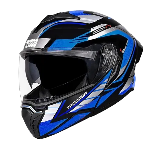 Studds Trooper Race D4 Black N1 Full face Helmet