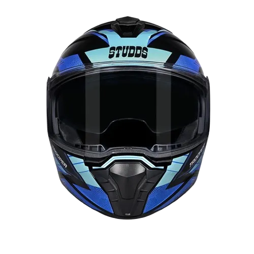 Studds Trooper Race D4 Black N1 Flip Up Helmet