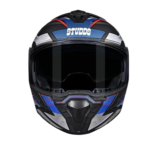 Studds Trooper Race D4 Matt Black Red N1 Flip up Helmet