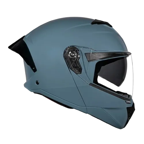 Studds Trooper Shark Skin Blue Flip Up Helmet