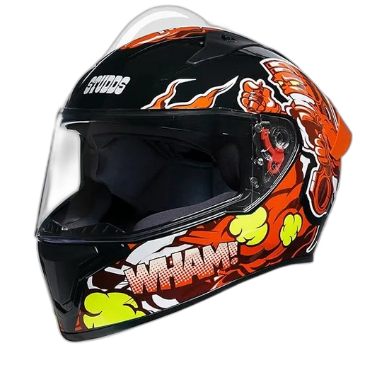 STUDDS Thunder D10 Black N10 Full Face Helmet