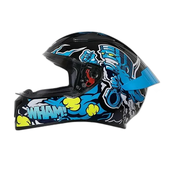 STUDDS Thunder D10 Black N1 Full Face Helmet