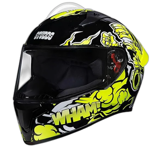 STUDDS Thunder D10 Black N5 Full Face Helmet