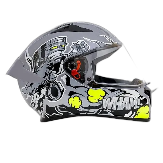 STUDDS Thunder D10 Grey N4 Full Face Helmet