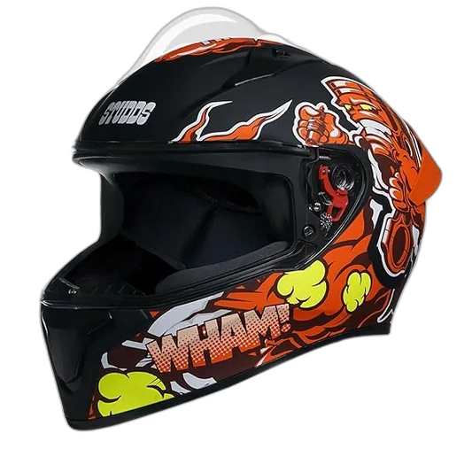STUDDS Thunder D10 Matt Black N10 Full Face Helmet