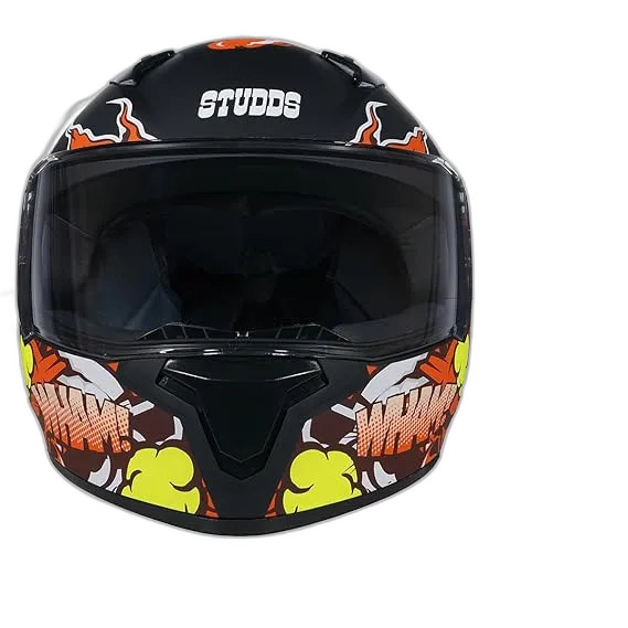 STUDDS Thunder D10 Matt Black N10 Full Face Helmet
