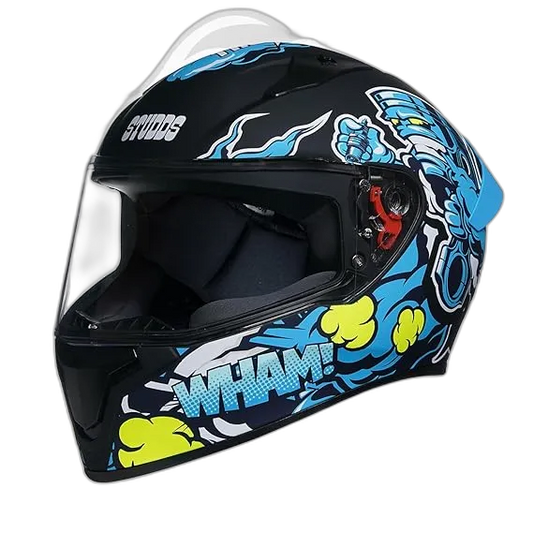 STUDDS Thunder D10 Matt Black N1 Full Face Helmet