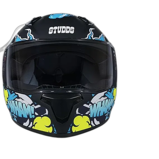 STUDDS Thunder D10 Matt Black N1 Full Face Helmet