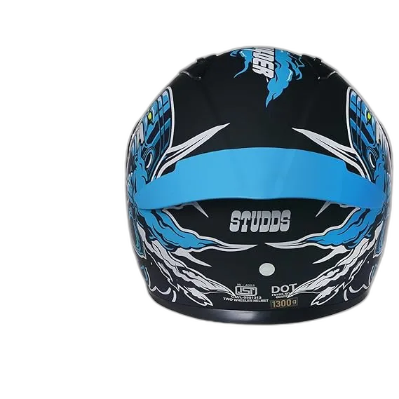 STUDDS Thunder D10 Matt Black N1 Full Face Helmet