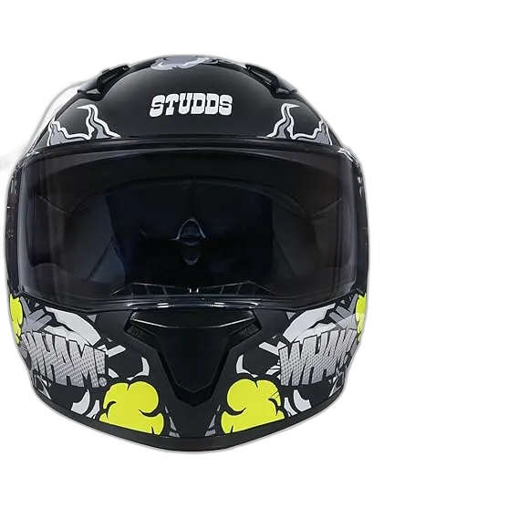 STUDDS Thunder D10 Matt Black N4 Full Face Helmet