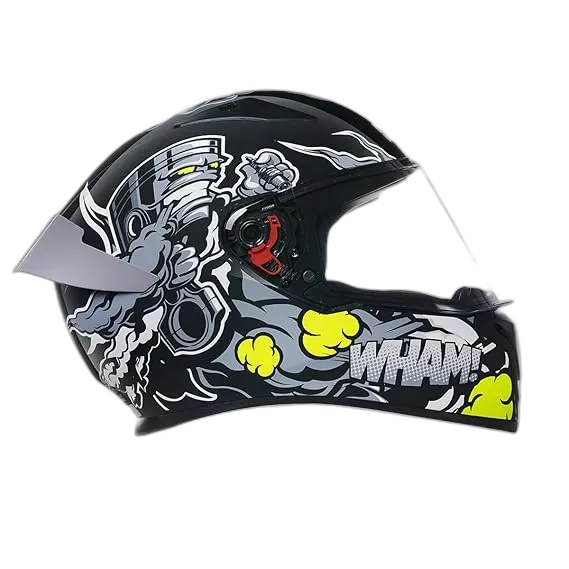 STUDDS Thunder D10 Matt Black N4 Full Face Helmet