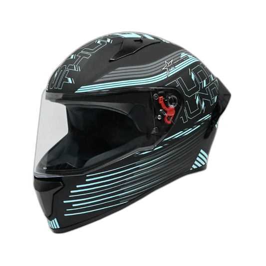 STUDDS Thunder D10 Matt Blue N1 Full Face Helmet