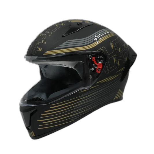 STUDDS Thunder D10 Matt Red N2 Full Face Helmet