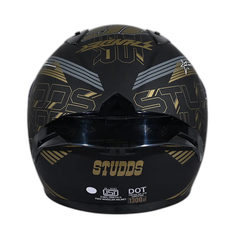 STUDDS Thunder D10 Matt Red N2 Full Face Helmet