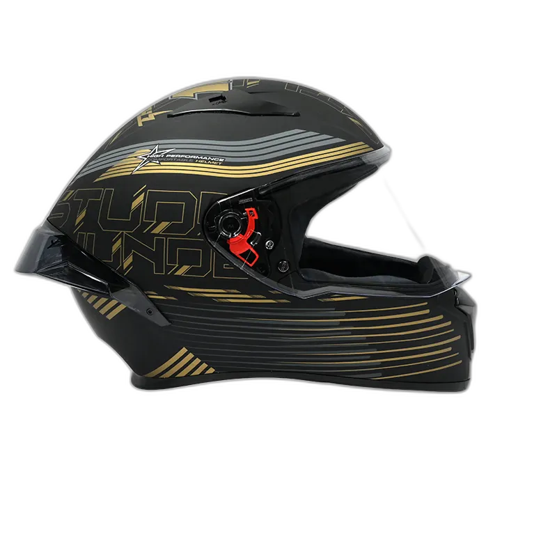 STUDDS Thunder D10 Matt Red N2 Full Face Helmet