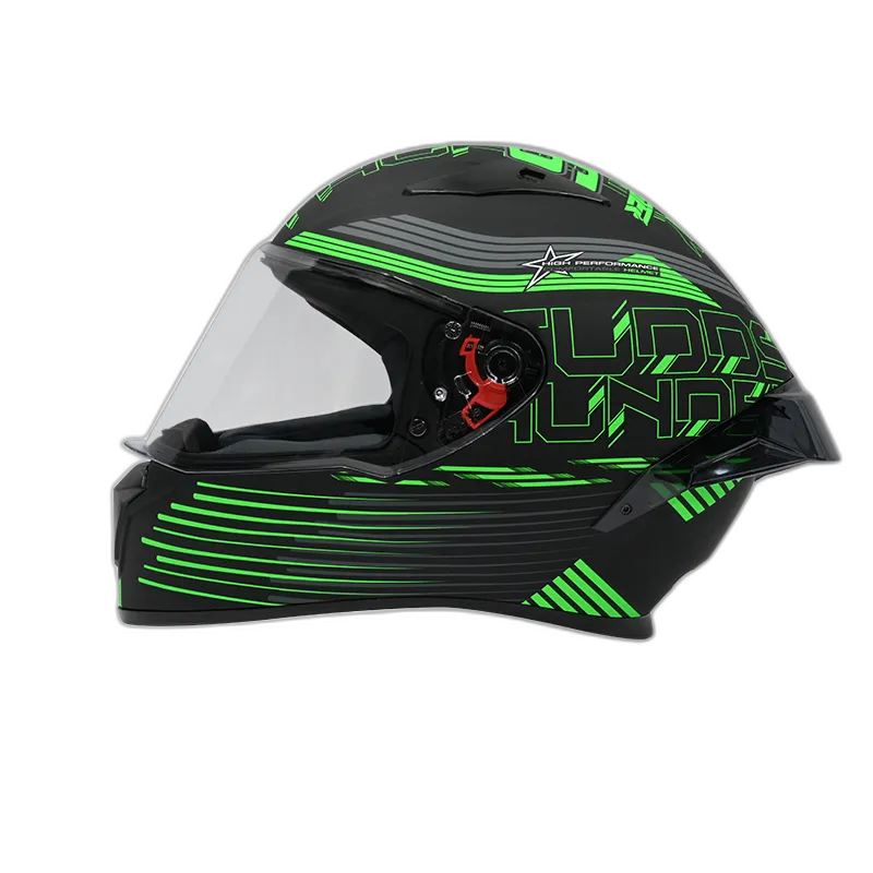 STUDDS Thunder D10 Matt White N1 Full Face Helmet