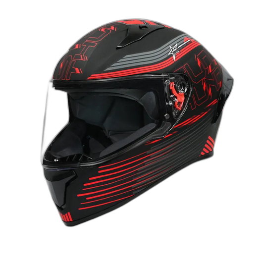 STUDDS Thunder D10 Matt White N6 Full Face Helmet
