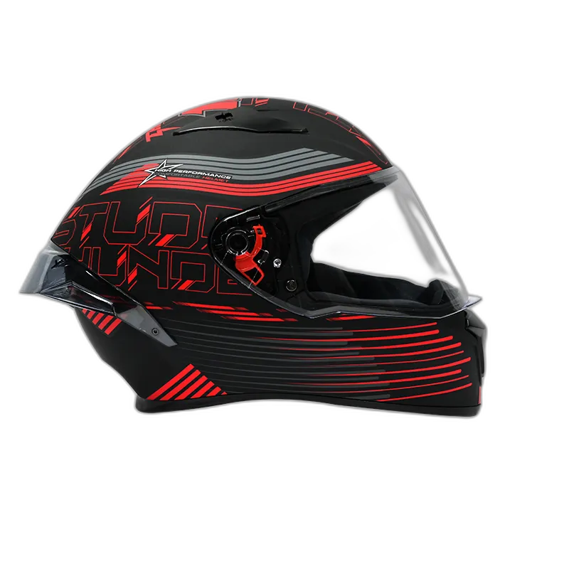 STUDDS Thunder D10 Matt White N6 Full Face Helmet