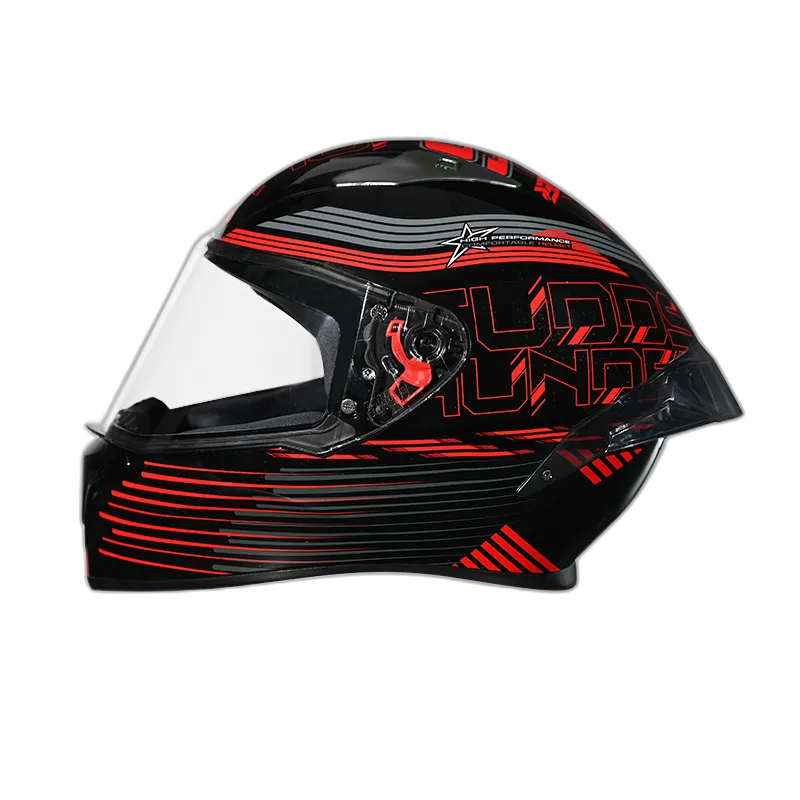 STUDDS Thunder D10 Matt White N6 Full Face Helmet