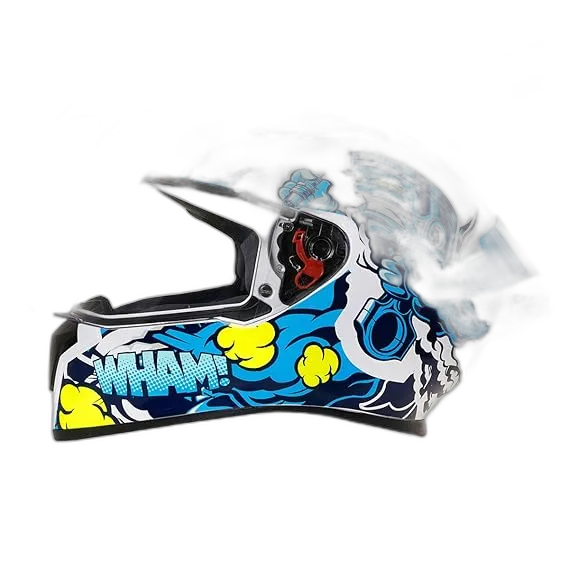 STUDDS Thunder D10 White N1 Full Face Helmet