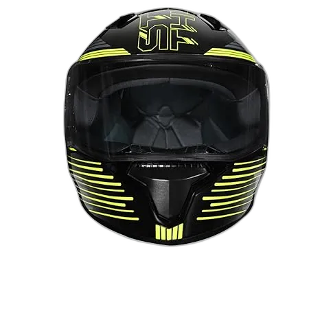 STUDDS Thunder D11 Fluoresescent Yellow Full Face Helmet