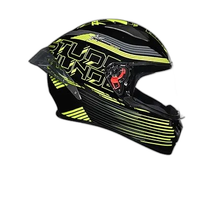 STUDDS Thunder D11 Fluoresescent Yellow Full Face Helmet