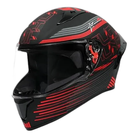 STUDDS Thunder D11 Matt Black N2 Full Face Helmet