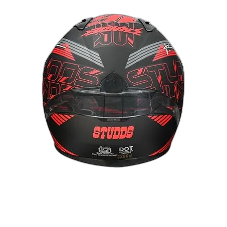 STUDDS Thunder D11 Matt Black N2 Full Face Helmet