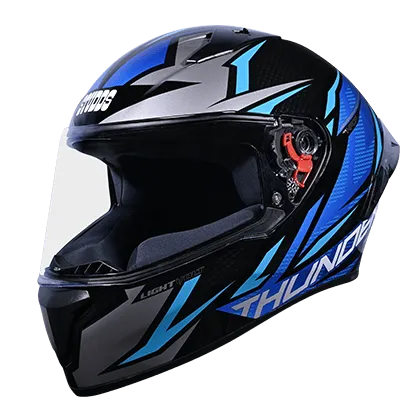 STUDDS Thunder D1 Light Volt Black N1 Full Face Helmet