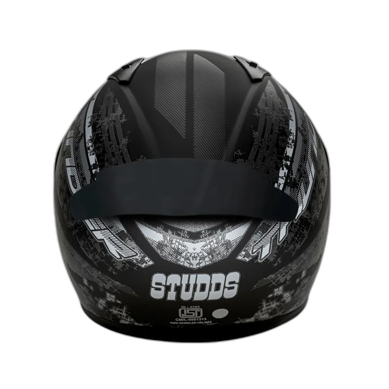 STUDDS Thunder D1 Matt Black N4 Full Face Helmet