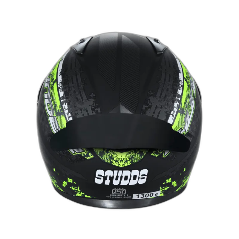 STUDDS Thunder D1 Matt Black N5 Full Face Helmet