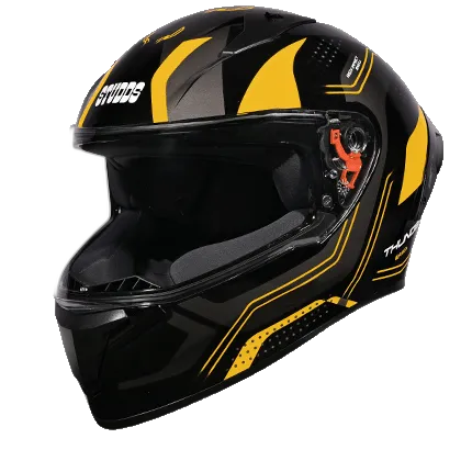 STUDDS Thunder D2 Draken Black N5 Full Face Helmet