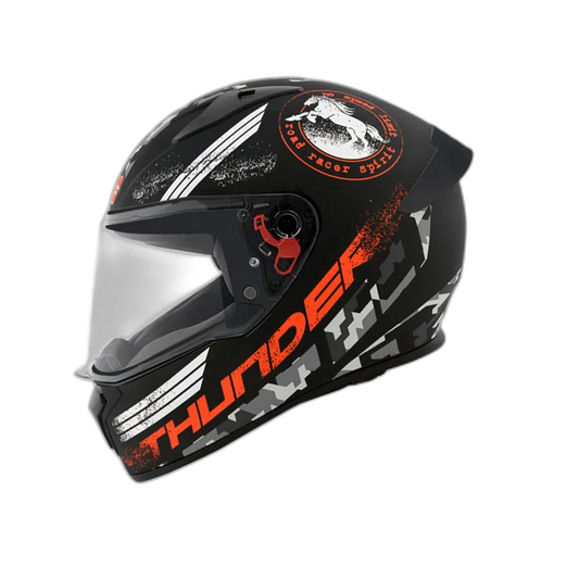 STUDDS Thunder D2 Matt Black N10 Full Face Helmet