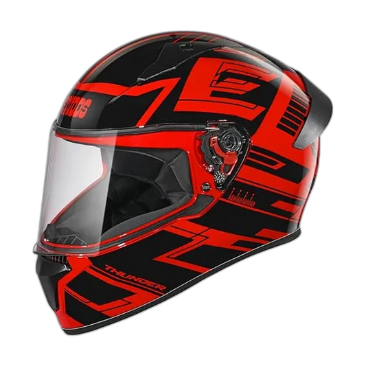STUDDS Thunder D3 Gl Red Black N9 Full Face Helmet