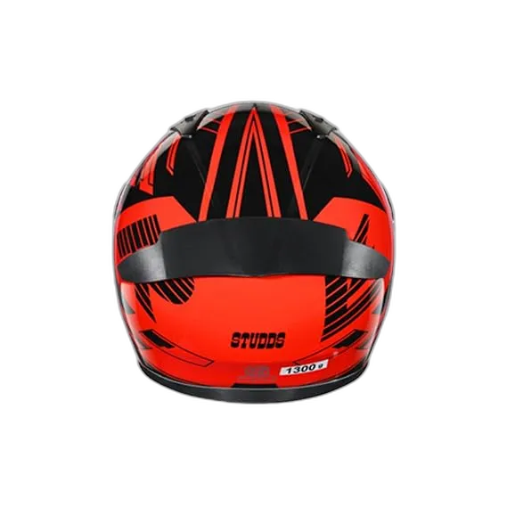 STUDDS Thunder D3 Gl Red Black N9 Full Face Helmet