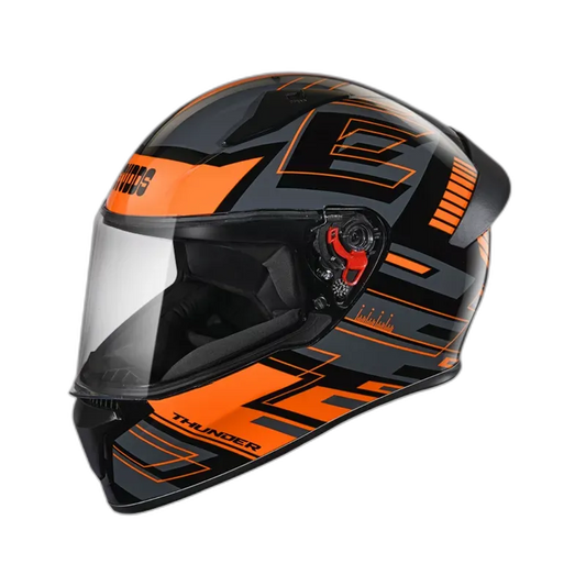 STUDDS Thunder D3 Black N10 Full Face Helmet