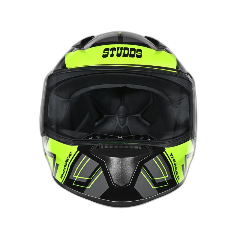 STUDDS Thunder D3 Black N5 Full Face Helmet