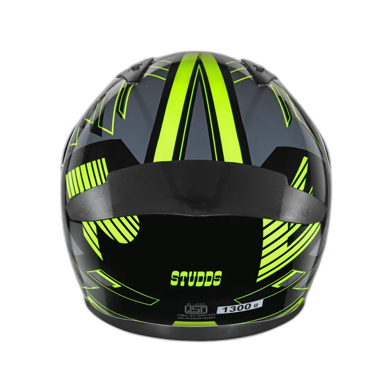 STUDDS Thunder D3 Black N5 Full Face Helmet
