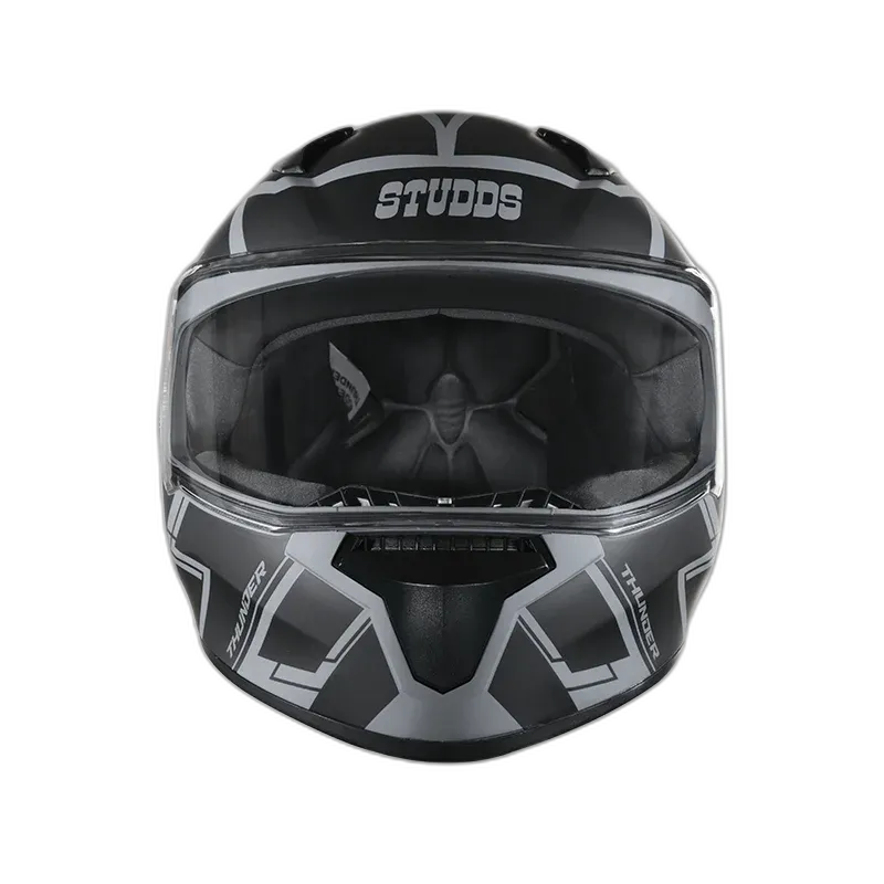 STUDDS Thunder D3 Grey N9 Full Face Helmet