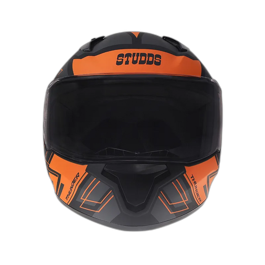 STUDDS Thunder D3 Matt Black N10 Full Face Helmet
