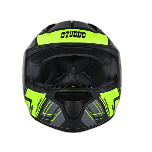 STUDDS Thunder D3 Matt Black N5 Full Face Helmet