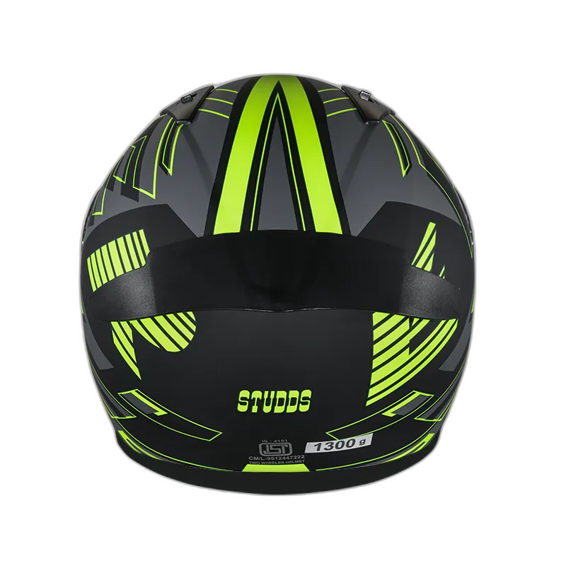 STUDDS Thunder D3 Matt Black N5 Full Face Helmet