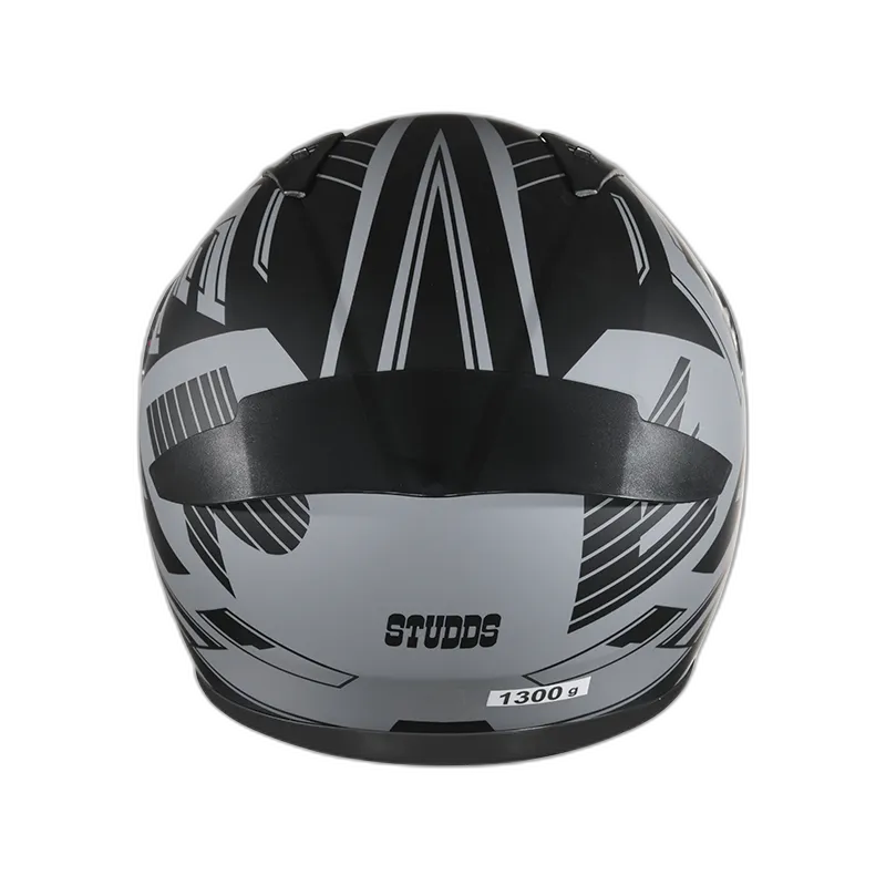 STUDDS Thunder D3 Matt Grey N9 Full Face Helmet