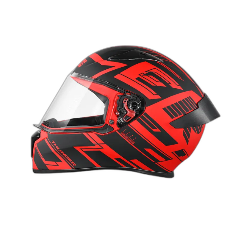STUDDS Thunder D3 Matt Red N9 Full Face Helmet