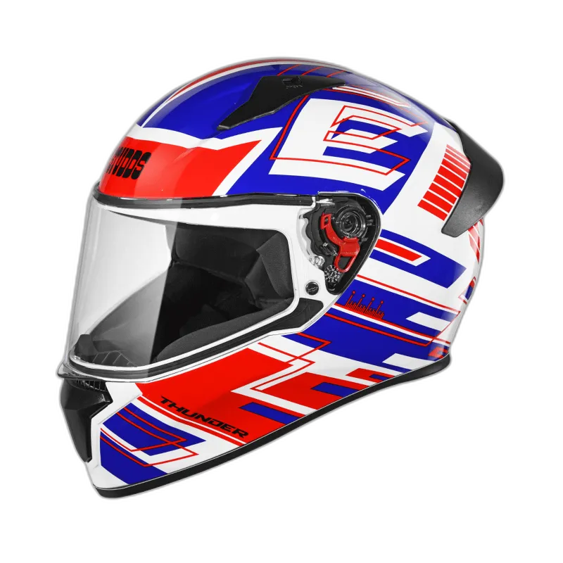 STUDDS Thunder D3 White N2 Full Face Helmet