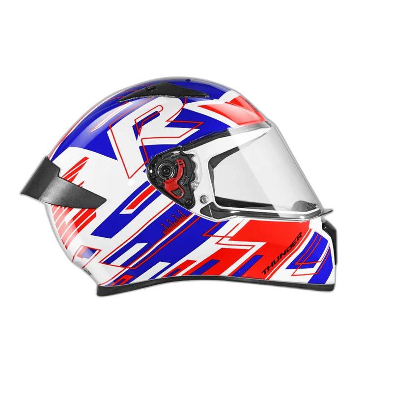 STUDDS Thunder D3 White N2 Full Face Helmet